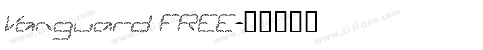Vanguard FREE字体转换